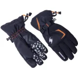 Lyžařské rukavice BLIZZARD Reflex ski gloves, black orange · záber 1