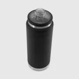 Nerezová láhev Iron Aesthetics TwinCap 800 ml, černá · záber 3