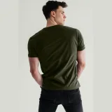 Tričko, Barva Khaki, s Potiskem Basic T Shirt · záber 4