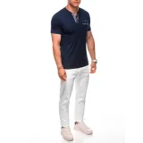 Pánské tričko s krátkým rukávem a v-výstřihem OMBRE T-shirt S1991 navy · záber 3