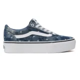 Dámská rekreační obuv VANS WM Ward Platform (Denim Dots) moonlight blue white · záber 1