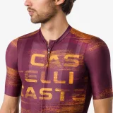 Pánský cyklistický dres s krátkým rukávem CASTELLI Stratus Logo · záber 10