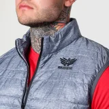 Pánská vesta Iron Aesthetics Bodywarmer, světle šedá · záber 2
