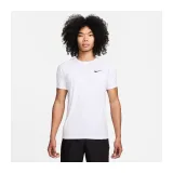 Pánské tréninkové tričko s krátkým rukávem NIKE SWIM ESSENTIAL WHITE-WHITE · záber 2