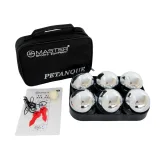 Pétanque sada MASTER 6 chromovaných koulí obal nylon · záber 2