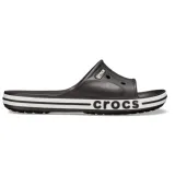 Pantofle (plážová obuv) CROCS Bayaband Slide U black white · záber 1