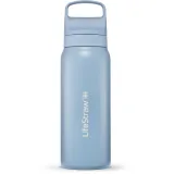LifeStraw Go 2.0 Stainless Steel Water Filter Bottle 1L, modrá · záber 3