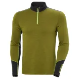 Helly Hansen Lifa Merino Midweight 1/2 Zip, pánské, zelené · záber 2