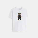 Tričko, Barva Bílá, s Potiskem Policebear · záber 11