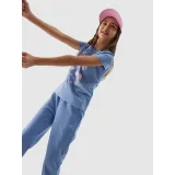Dívčí kšiltovka 4F JUNIOR BASEBALL CAP-4FJWSS24ACABF246-56S-LIGHT PINK · záber 5