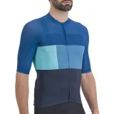 Pánský cyklistický dres s krátkým rukávem SPORTFUL Snap jersey, galaxy blue dark berry blue · záber 2