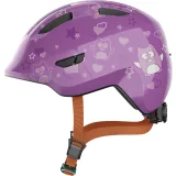 Abus Smiley 3.0, cyklistická helma, junior, purple star · záber 1