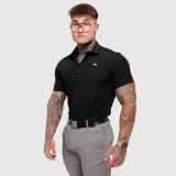 Strečová košile Iron Aesthetics Short Slim Stretch, zelená · záber 1