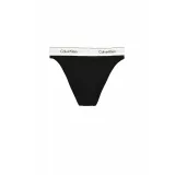 Dámské kalhotky CALVIN KLEIN HIGH LEG TANGA-Black · záber 2