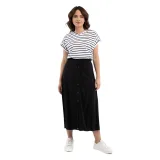 Dámské tričko s krátkým rukávem VOLCANO T-PORTO-700-BLACK · záber 4