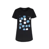 Dámské tričko s krátkým rukávem VOLCANO NETTA-700-BLACK · záber 2
