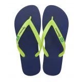 Pánské žabky (plážová obuv) IPANEMA Clas Brazil M dark blue neon green · záber 5