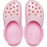 Kroksy (rekreační obuv) CROCS Classic Glitter Clog flamingo · záber 4