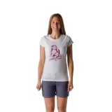 Dámské turistické tričko s krátkým rukávem NORTHFINDER EMMALEE-TR-4826SP-377-white · záber 1