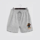 Kraťasy, Barva Bilá, s Potiskem Hedrix Fitness Bear · záber 10