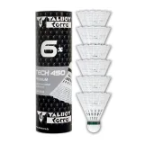 Badmintonové míčky TALBOT TORRO Tech 450 Slow 6ks - bílé · záber 1