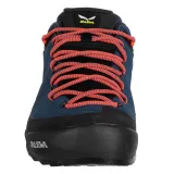 Pánská nízká turistická celokožená obuv SALEWA Wildfire Leather GTX M dark denim black · záber 3