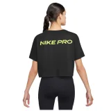 Dámské tréninkové tričko s krátkým rukávem NIKE PRO W NK DF SS CRP TEE-010 BLACK · záber 2