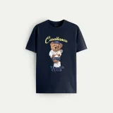 Tričko, Barva Černá, s Potiskem Tennis Teddy · záber 8