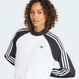 Dámská mikina se zipem ADIDAS ORIGINALS SST TT WHITE BLACK - Barva: čierna | Pohlavie: Dámské · záber 5