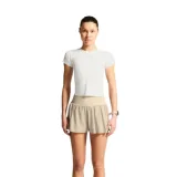 Dámské tréninkové tričko s krátkým rukávem CRAFT T-Shirt Hypervent Cropped - Velikost: M | Barva: biela · záber 2
