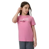Dívčí tričko s krátkým rukávem 4F JUNIOR TSHIRT F2885-54S-PINK · záber 1