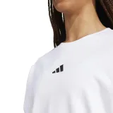 Dámská mikina ADIDAS W 3S FT SWT WHITE BLACK · záber 4