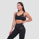 GymBeam Essence String Sports Bra Black - Velikost: XS | Barva: čierna | Hmotnost: 0,061 kg | Balení: 100 · záber 3
