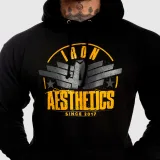 Fitness mikina bez zipu Iron Aesthetics Force, šedá · záber 5