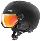 Uvex Wanted Visor, lyžařská helma s hledím, černá · záber 2