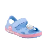Dívčí sandály COQUI Yogi + Amulet K light elemental blue fondant pink · záber 1