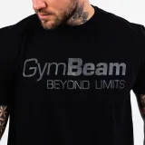 GymBeam Tričko Beyond Limits Black - Velikost: S | Barva: čierna | Hmotnost: 0,16 kg | Balení: 72 · záber 2