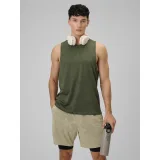 Pánské běžecké tílko 4F SLEEVELESS FNK M0877-43S-KHAKI · záber 2