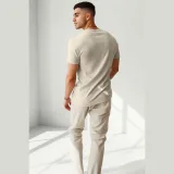 Tričko, Barva Ekru, s Potiskem Basic T Shirt · záber 5