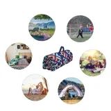 Piknik deka KING CAMP Ariel XXL 200 x 200 cm - červená · záber 8