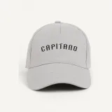 Kšiltovka Jockey, Barva Šedá, s Potiskem Capitano · záber 1