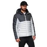 Pánská bunda s kapucí OMBRE Jacket OM-JALP-0206 V-3 dark gray gray · záber 1