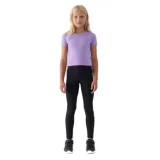 Dívčí legíny 4F JUNIOR TIGHTS-JWAW24TTIGF172-21S-BLACK · záber 1