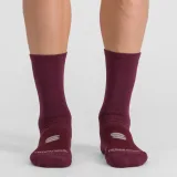 Cyklistické ponožky SPORTFUL Merino wool 18 socks, red wine black · záber 3