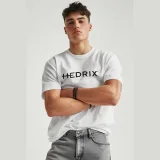 Tričko, Barva Černá, s Potiskem Hedrix Logo · záber 10