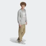 Pánská mikina ADIDAS ORIGINALS TREFOIL CREW-IM4501-medium grey heather · záber 4