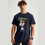 Tričko, Barva Černá, s Potiskem Tennis Teddy · záber 9