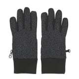 Dětské rukavice COLOR KIDS Gloves-Smart Touch, Reflective-1191-Black · záber 1