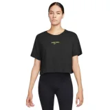 Dámské tréninkové tričko s krátkým rukávem NIKE PRO W NK DF SS CRP TEE-010 BLACK · záber 1