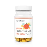 GymBeam Vitamín D3, tablety na cucání pro děti 400 IU · záber 1